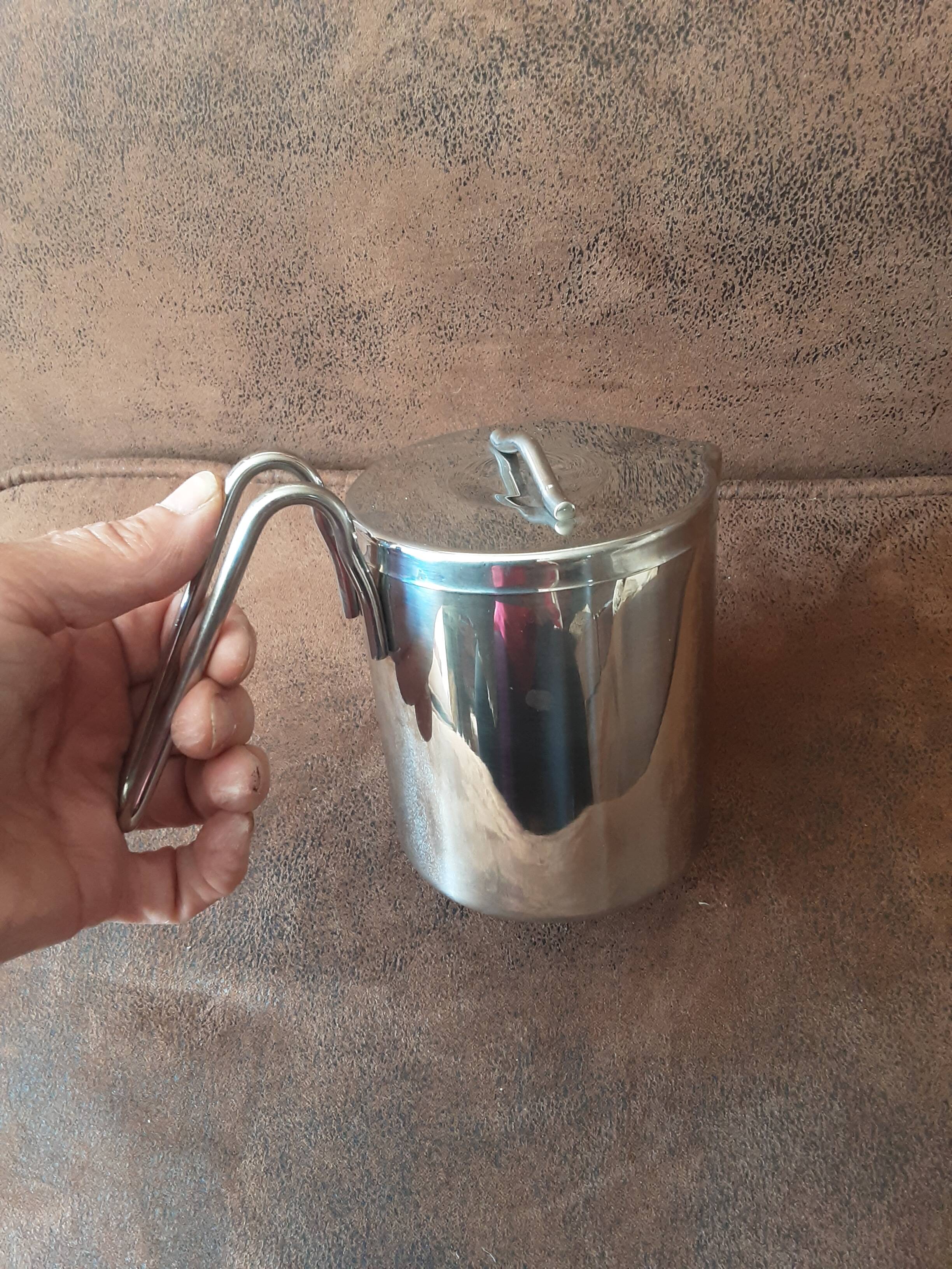 Stainless steel milk jug