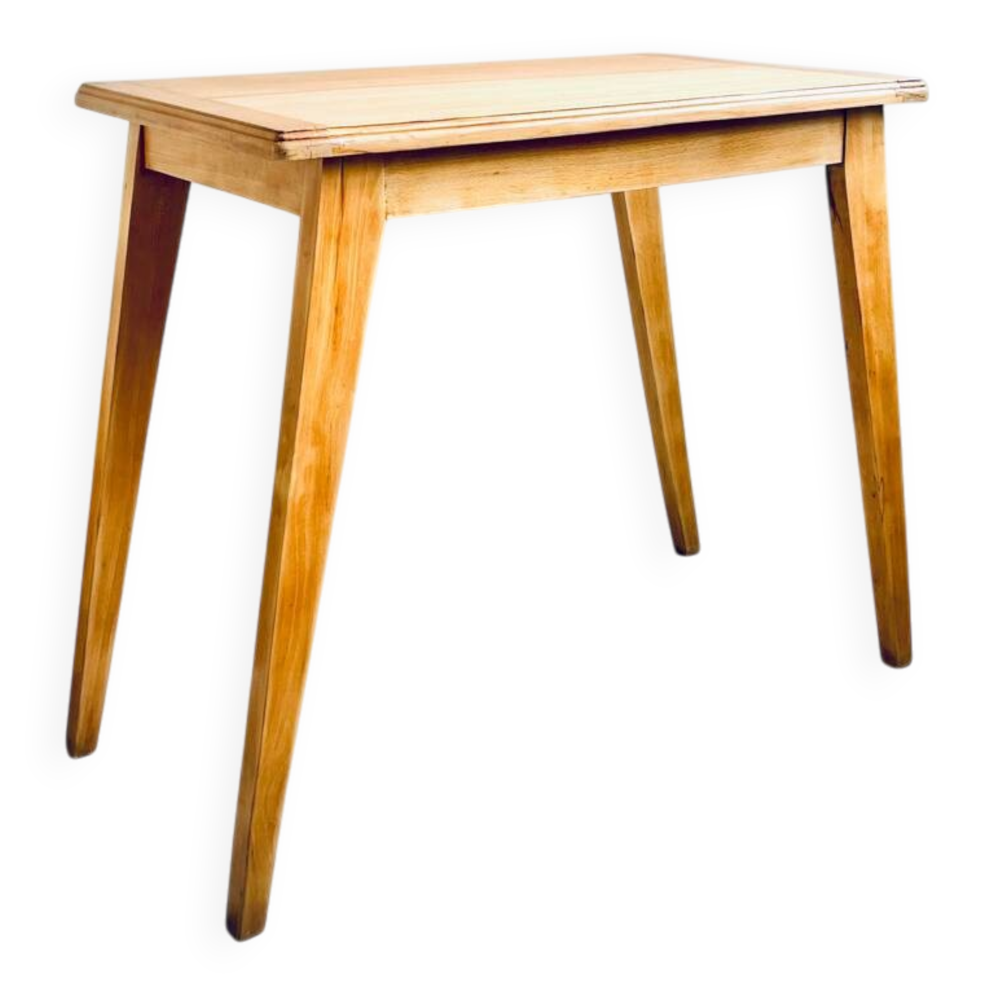 Table appointment / small desk with compass legs 1950