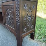 Enfilade buffet art deco brutalist furniture Morocco style dudouy