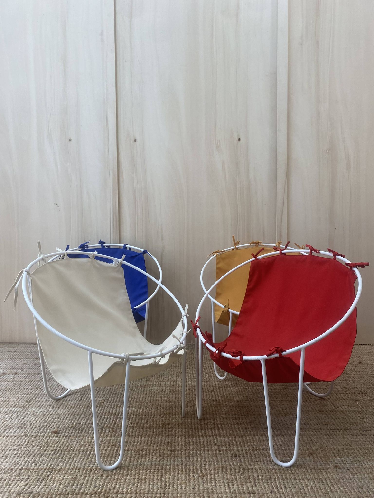 4 outdoor armchairs - 1950s - France