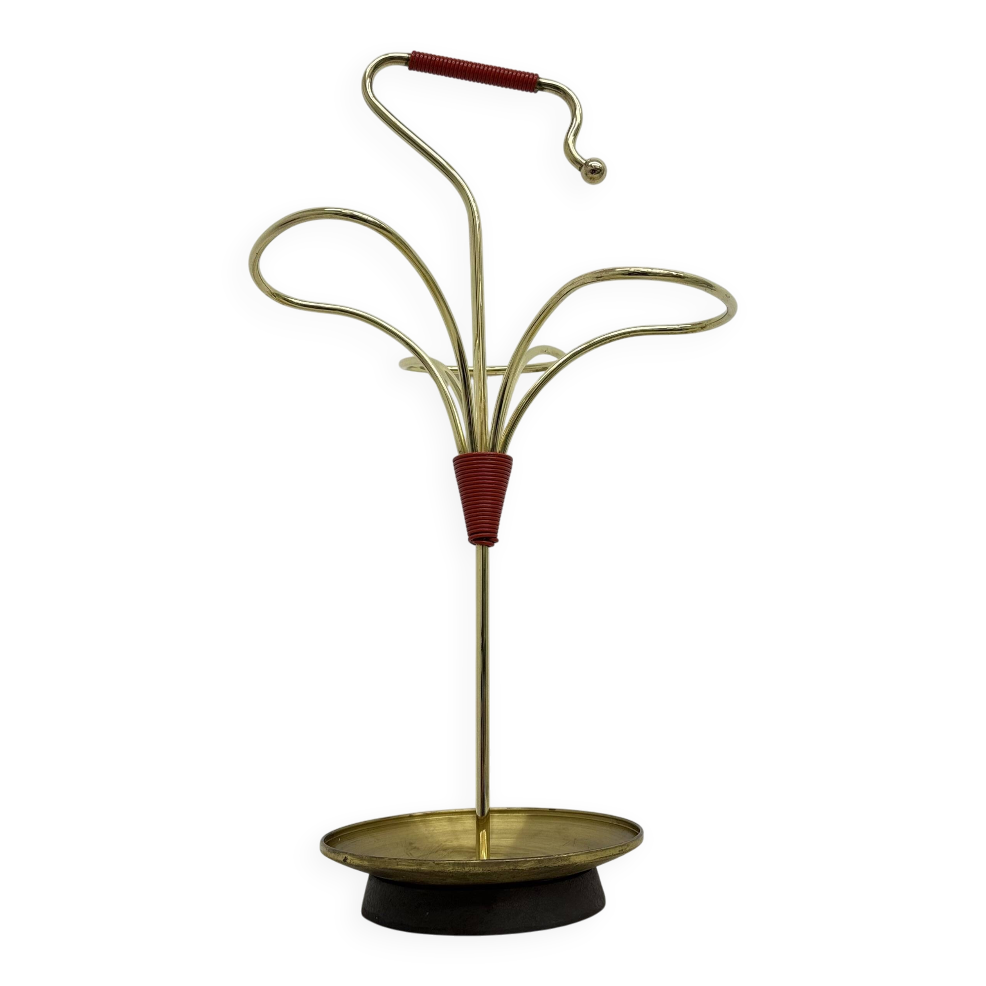Mid-century Modern Brass umbrella stand , 1950s