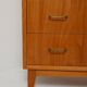 Scandinavian elm chest of drawers, 1950s