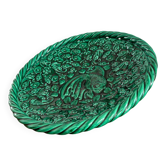 coupe a fruit Vallauris année 50 - barbotine vintage - piece d’exception coupe a fruit motif poisson ceramique 1950 vintage