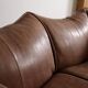 Le Bambole sofa in buffalo leather by Mario Bellini for B&B Italia, 1970s
