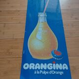 Orangina advertising plate