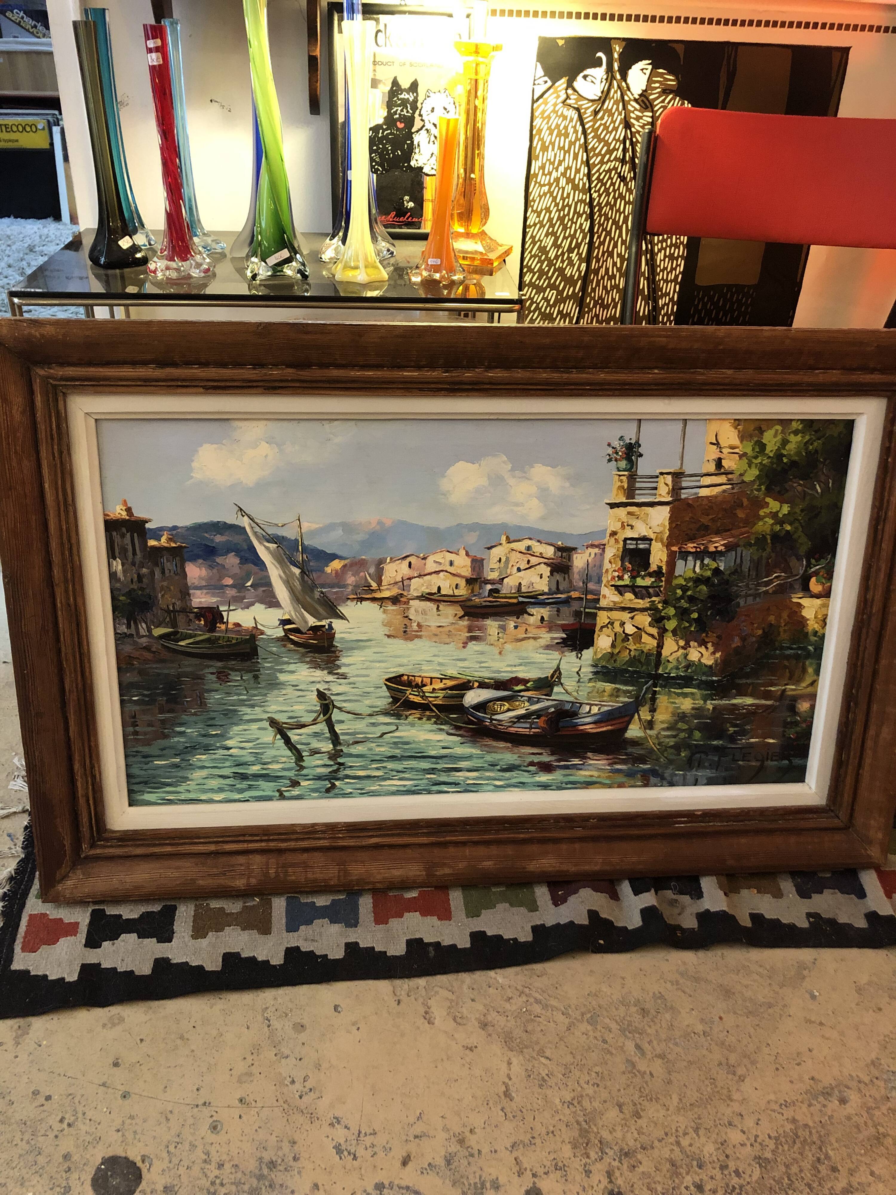 Painting by Max Flegier (XXth)