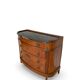 The demi-lune commode/ chest of drawers