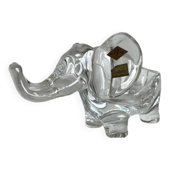 “Elephant” crystal pocket tray Art Vannes France