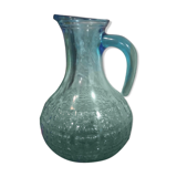 Pichet verre bleu