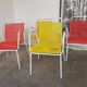 Set of 4 garden armchairs