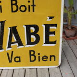 Plaque ancienne publicitaire vabe