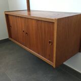 Scandinavian modular wall shelves from the 60s