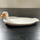 Plat canard en porcelaine