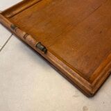 1900s bistro tray in light oak