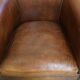 Vintage Sheepskin Leather Club Chair