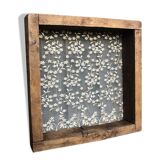 Tamis ancien en bois “dentelle”