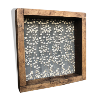 Ancient wooden sieve "lace"