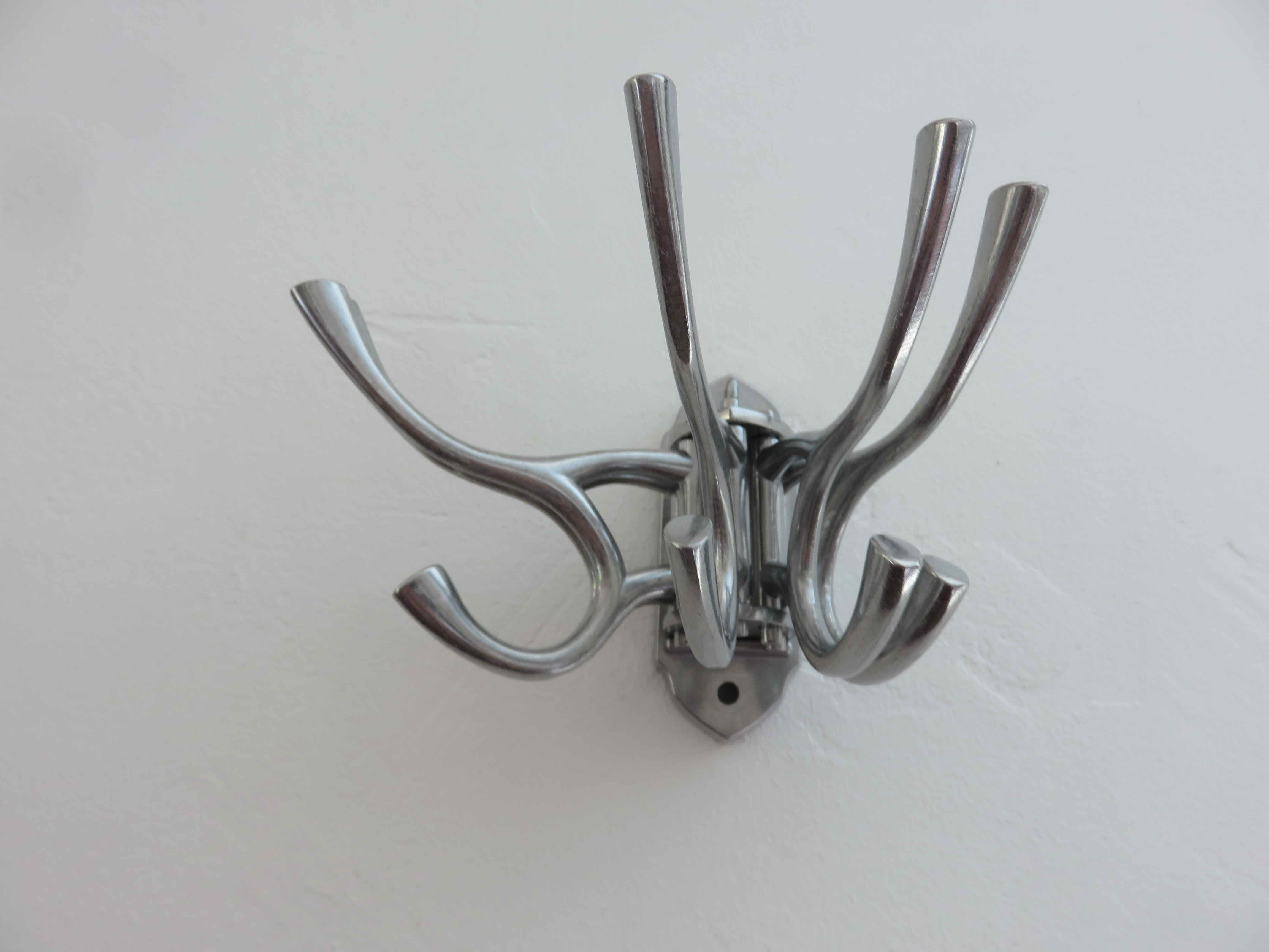 Swivel aluminum wall coat rack bistro, factory