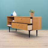 Sideboard in ash, Danish design, 70's, production: Denmark