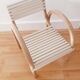 Baumann chair curved wood