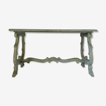 1950s vintage rustic grey dining table