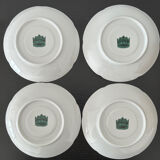 4 Royal Schwabap white saucers