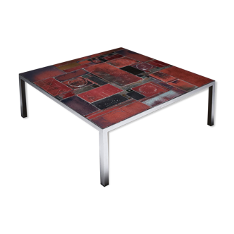 Table basse en céramique de tuile de Pia Manu