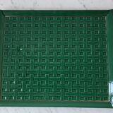 Ceramic top green and gold canning effect 50s