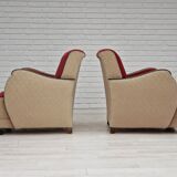 1950s, scandinavian art deco chairs, original condition