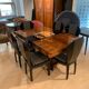 Art Deco Expandable Dining Table in Walnut Veneer & Chrome, France, 1930
