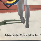 Phillips peter (1939) olympische spiele münchen, 1972. original poster