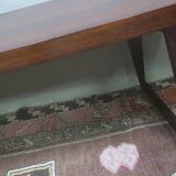 Leif Hansen curved coffee table on sled feet, Denmark 1960s