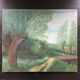 Tableau paysage de campagne verte