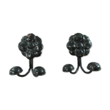 Pair of metal patères