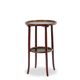 Thonet. Pair of side tables with 2 tops in stained beech. 1900s.