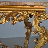 Large console rocaille style XIX