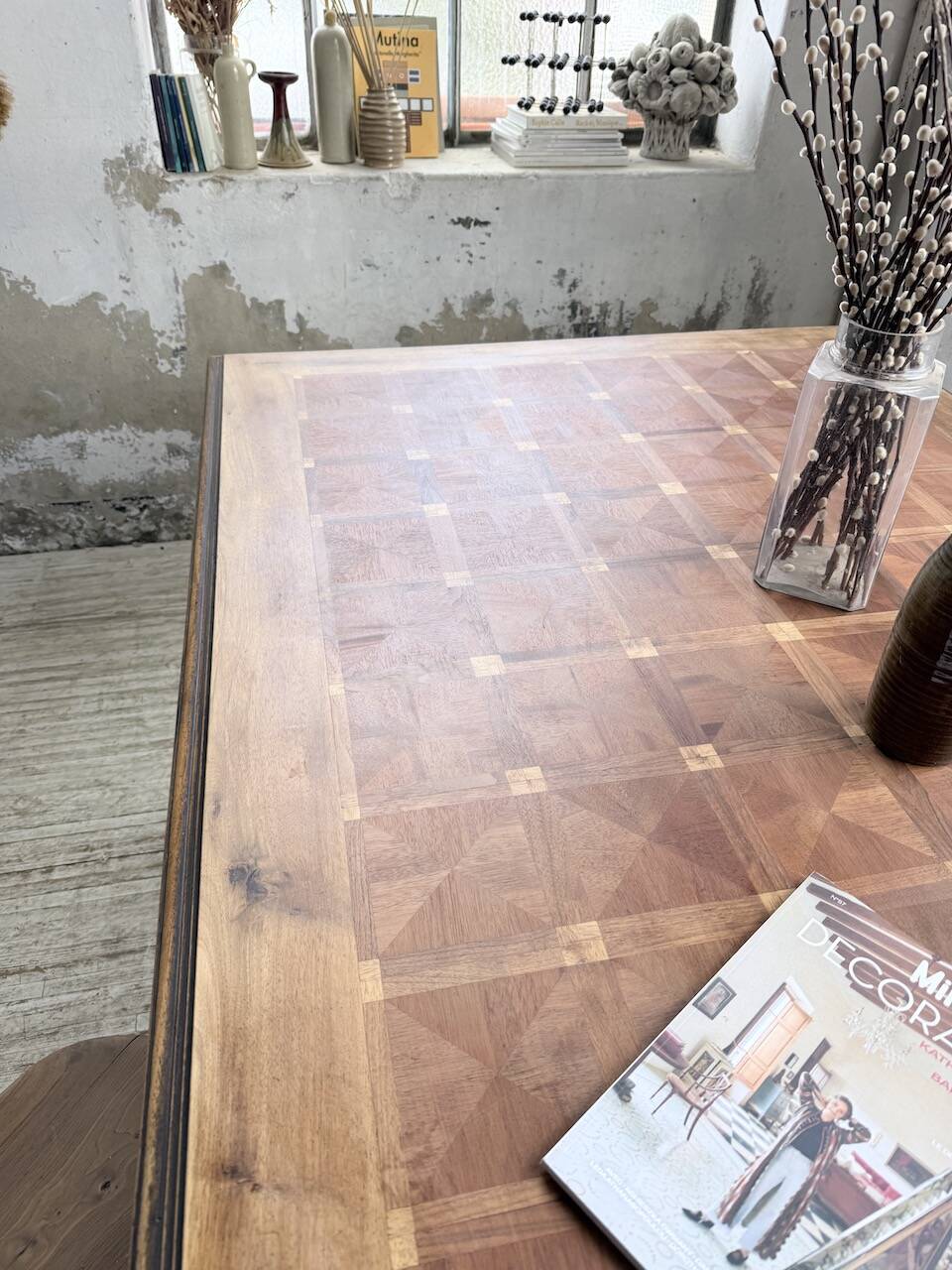 Oak table in Louis XIV style 1900