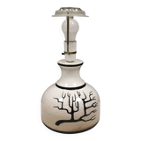 Large table lamp in ceramic by Danish Allan Hytholm 1980s.