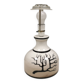 Grande lampe de table en céramique du danois Allan Hytholm années 1980.
