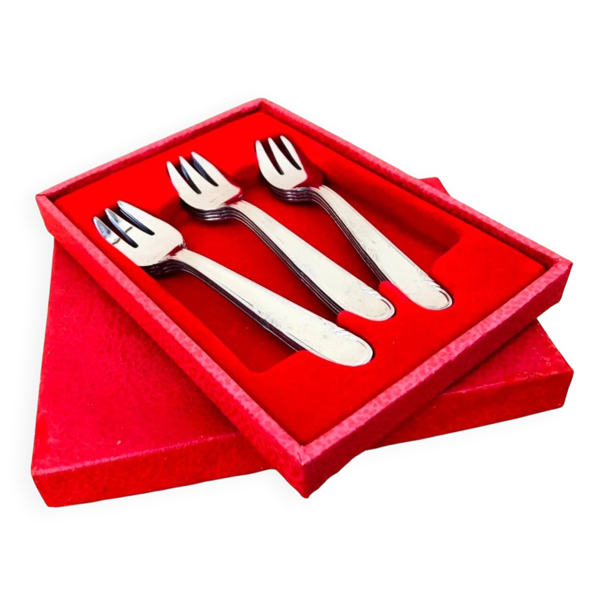 1970s 12 dessert forks Guy Degrenne