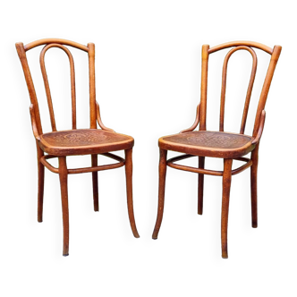 Pair of THONET N°56 chairs circa 1900