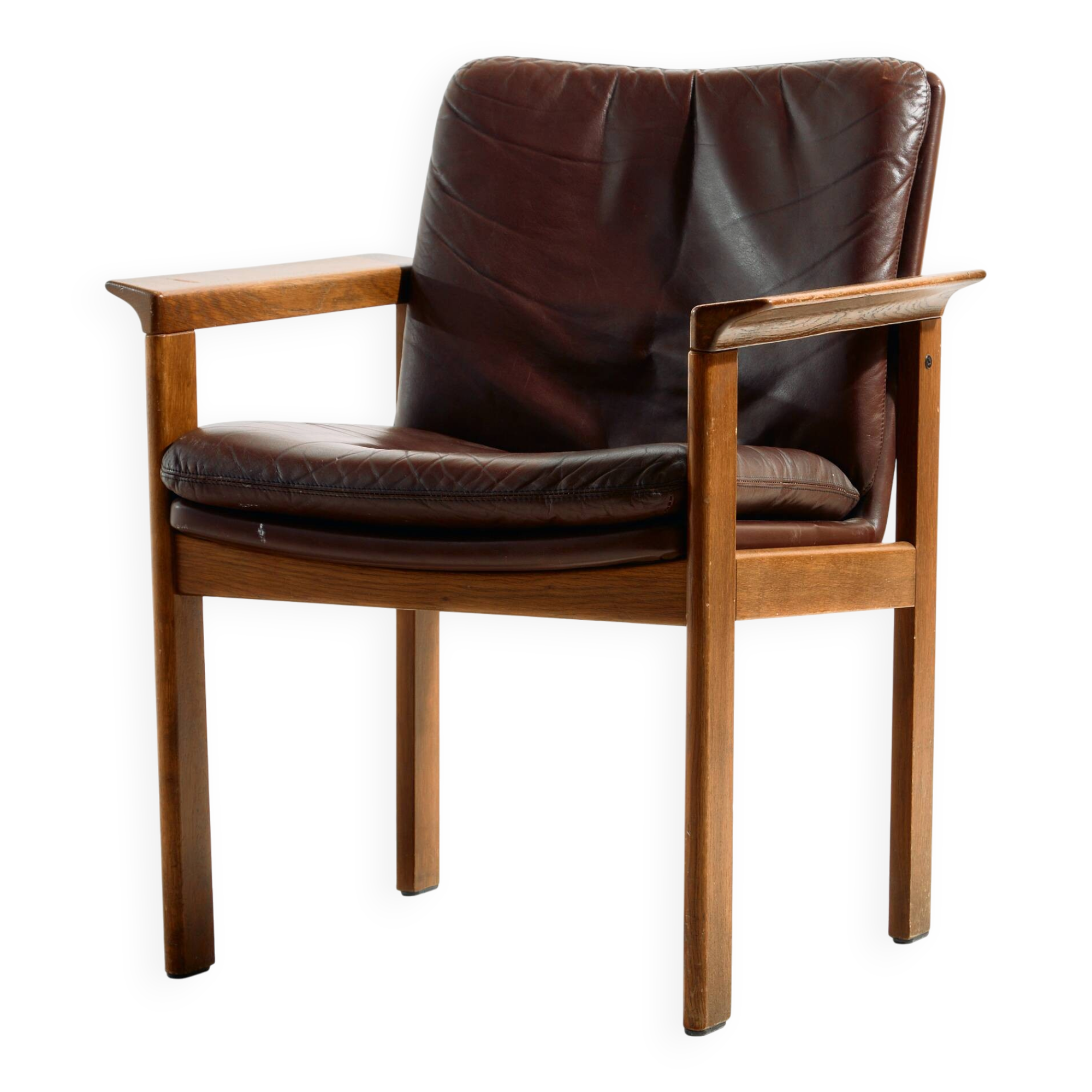 Oak armchair by Laszlo Mazák for Wiesner-Hager