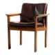 Oak armchair by Laszlo Mazák for Wiesner-Hager
