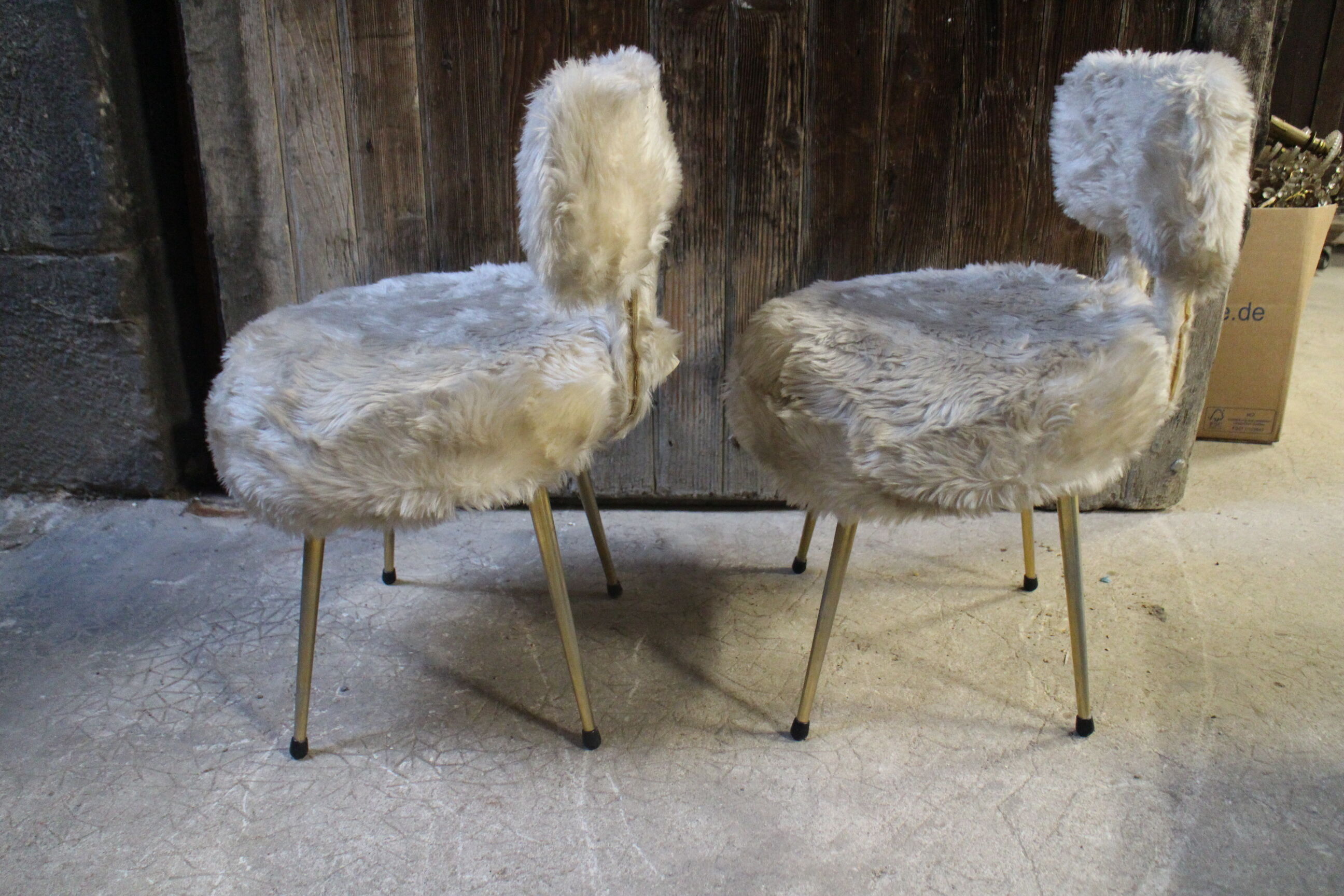 Pair of moumoute chairs