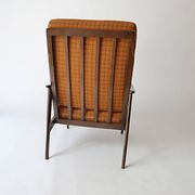 Scandinavian teak armchair, vintage design from the 1970s.