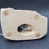 Vintage Lamp 70s Stone Sculpture by Arsène Galisson