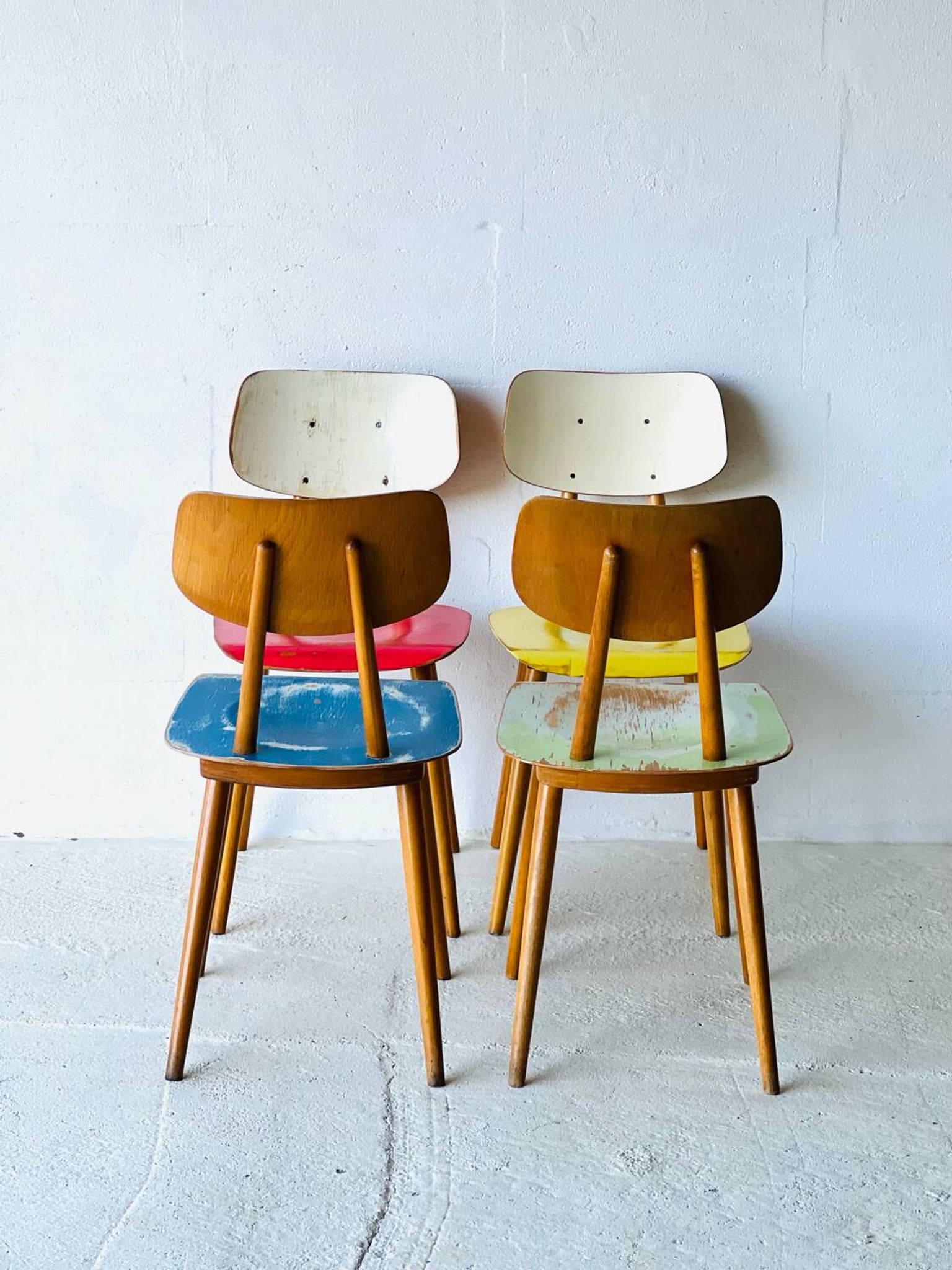 Bistro chairs from TON, 1960s