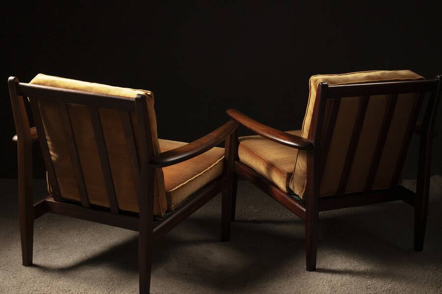 Pair of Scandinavian armchairs