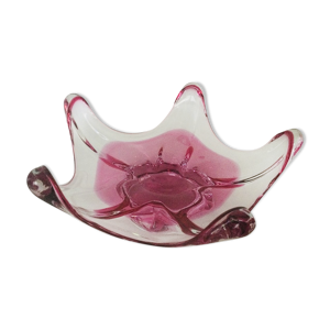 coupe en cristal rose