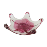 Coupe en cristal rose